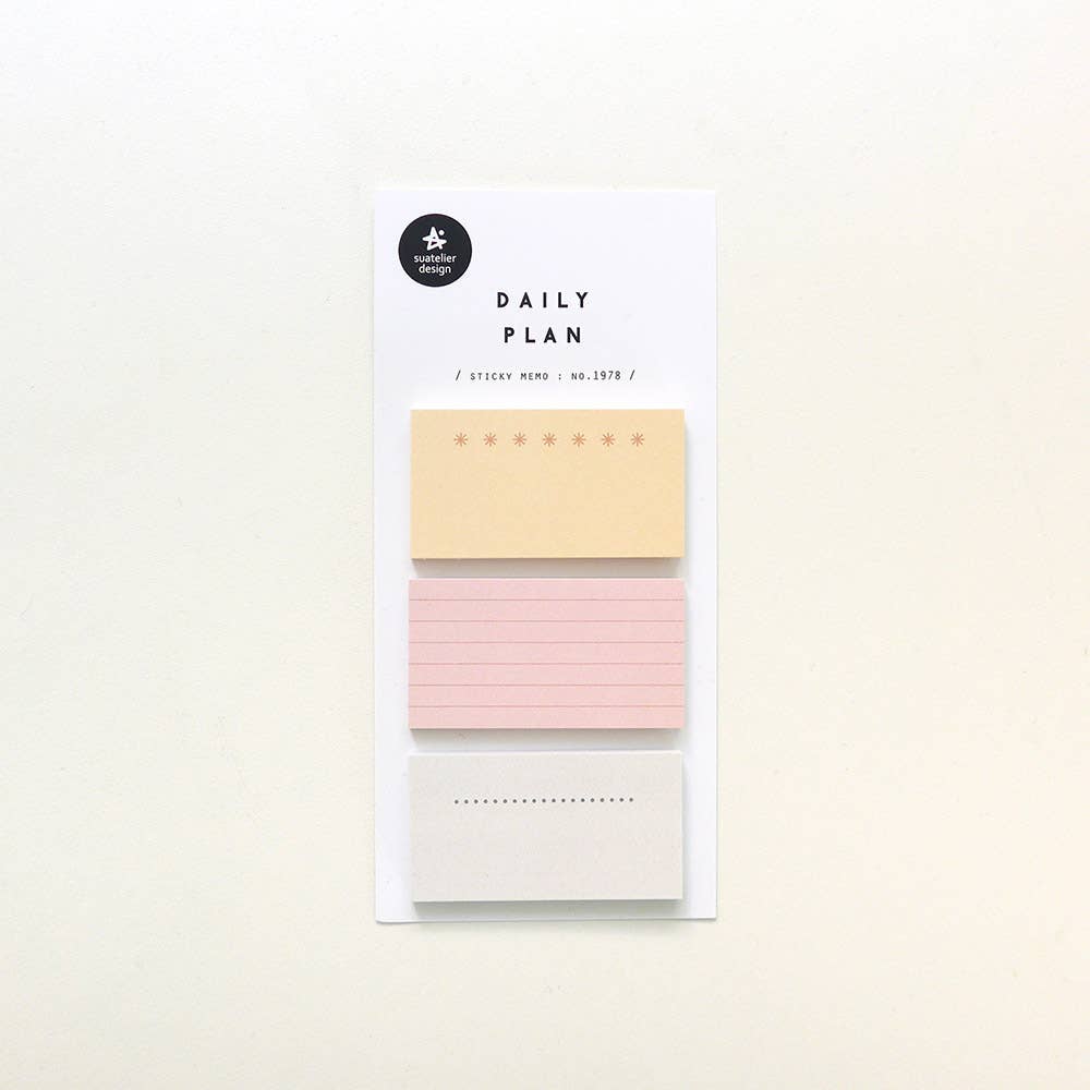 Sticky Notes - Warm Trio - Daily Plan.64