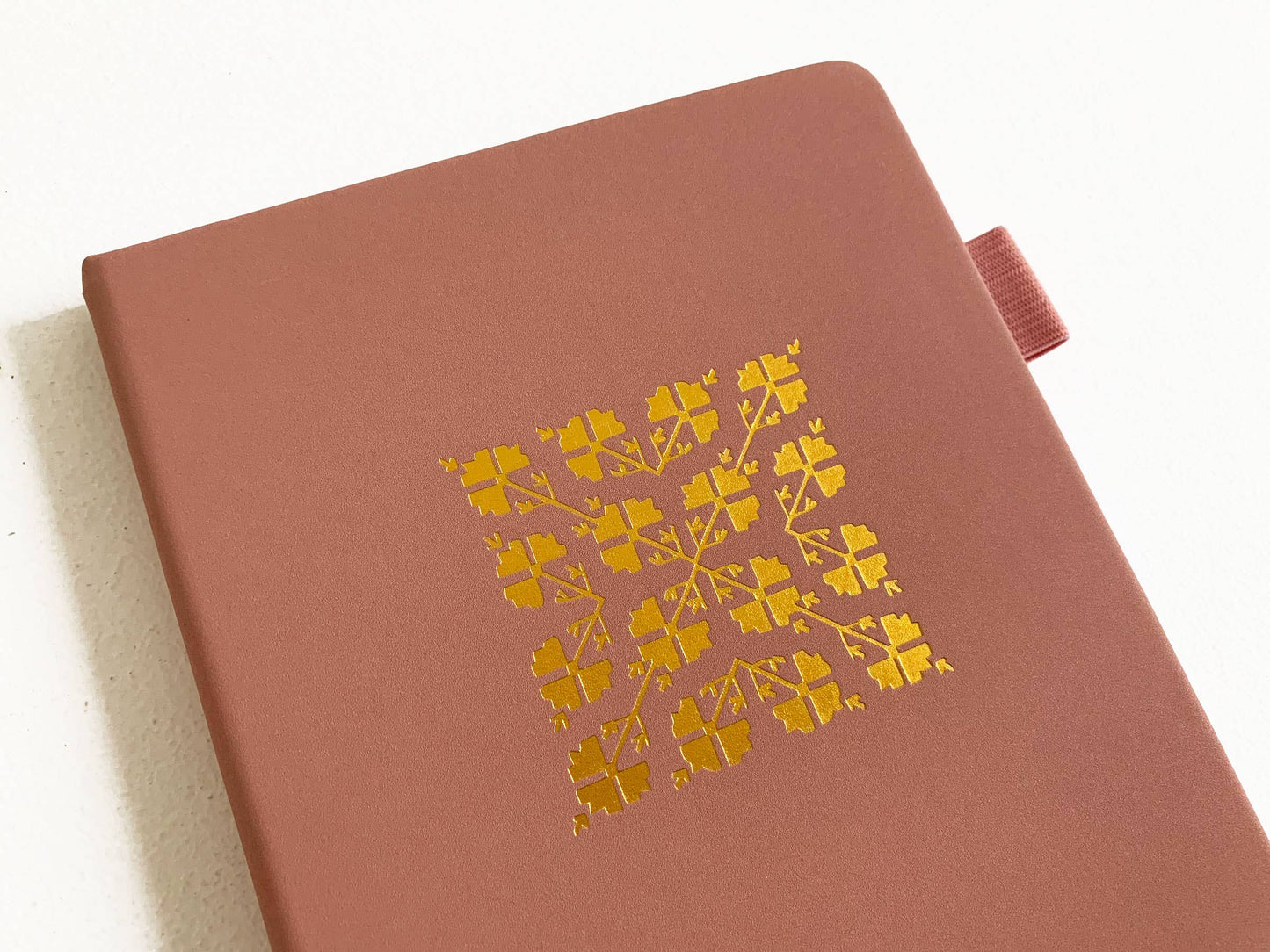 Rose Geranium  Quilt Motif Journal / Notebook