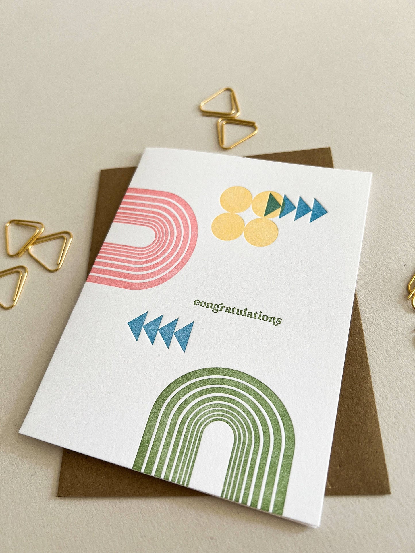 Abstract Congratulations - Greeting Card