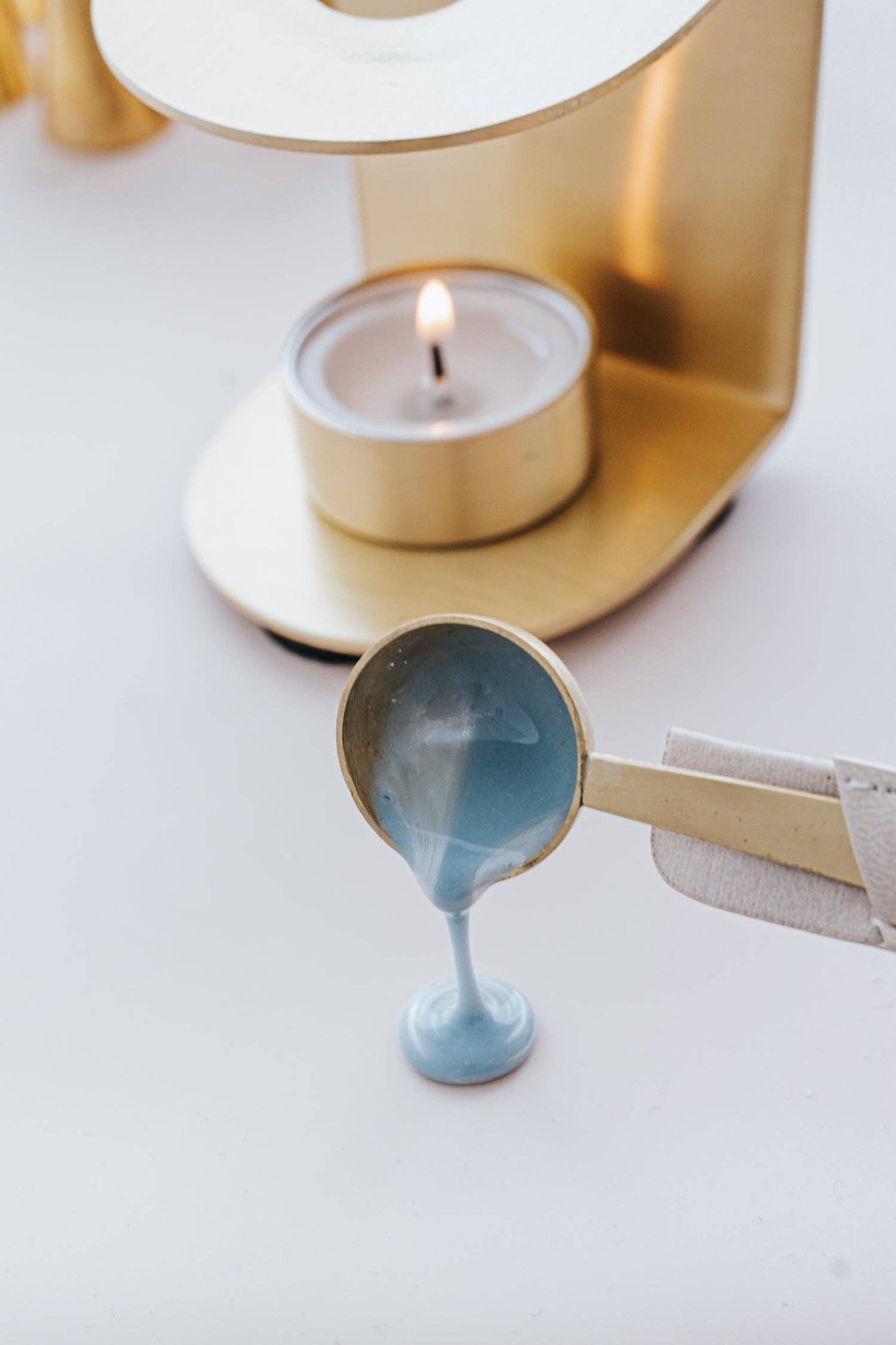 Brass Wax Seal Stove + Spoon