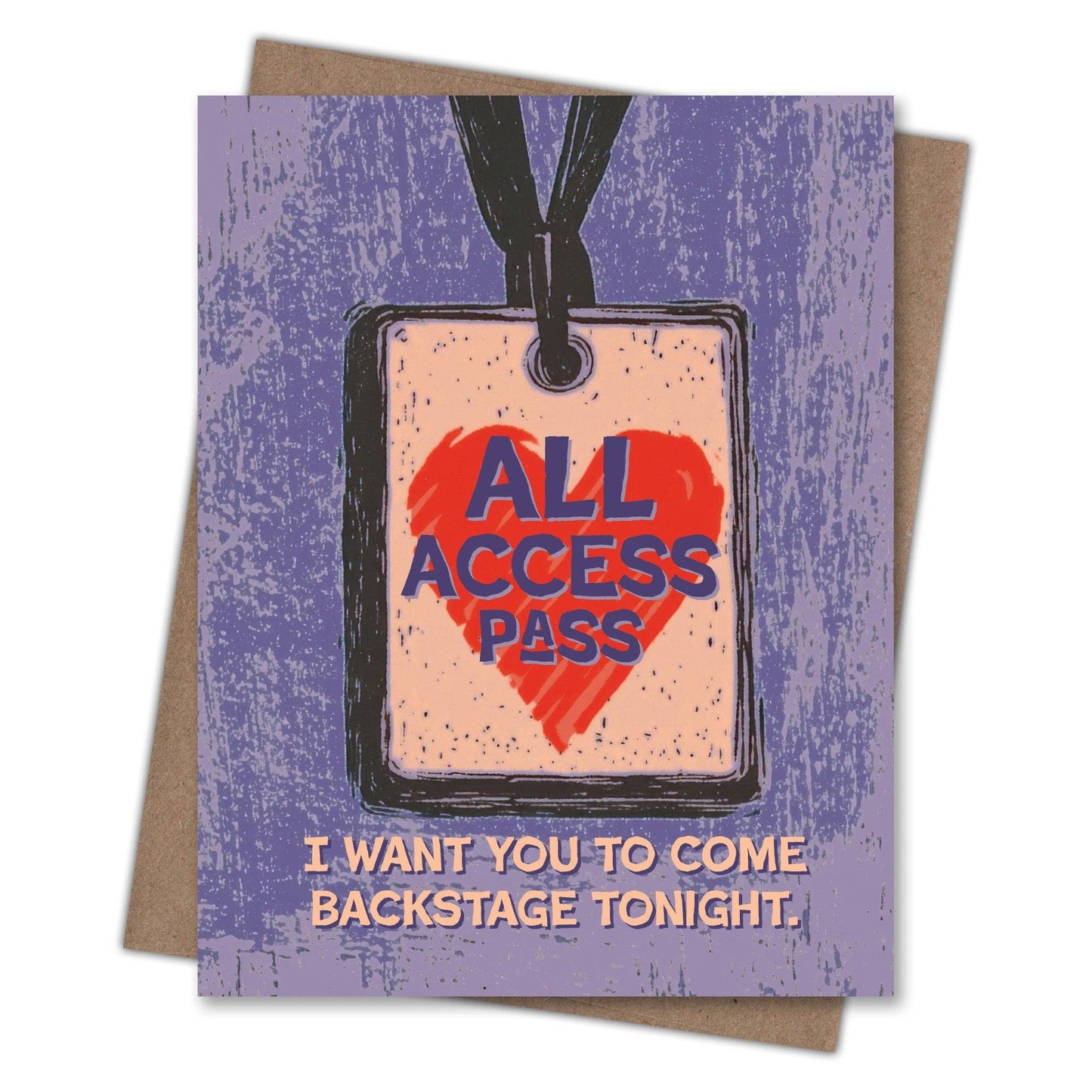 Backstage Pass - Love Card