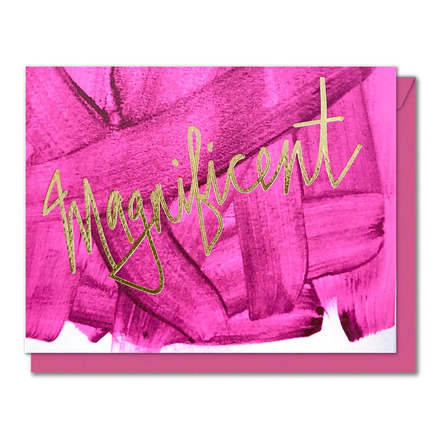 Magnificent - Neon & Foil - Greeting Card