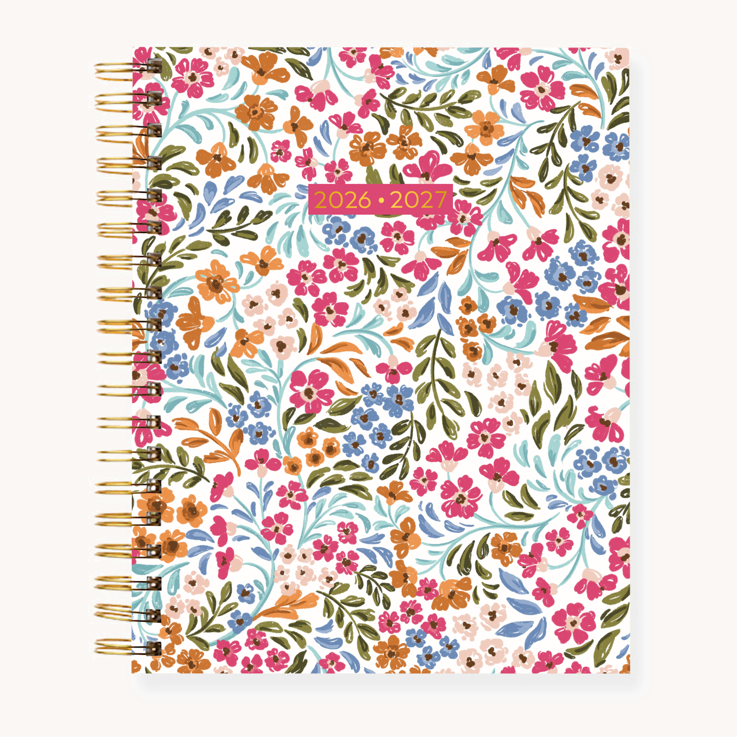 Floral Filigree - 7x9 Weekly Academic Planner - 2026-2027