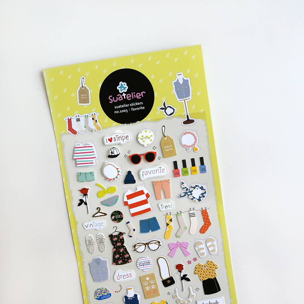 Favorite Clothes - Sticker Sheet