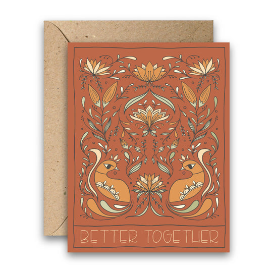 Amicreative - Better Together - Love and Anniversary Greeting Card