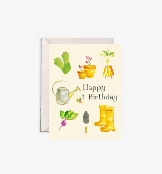 emmy+olly - Greeting Card - Garden Birthday