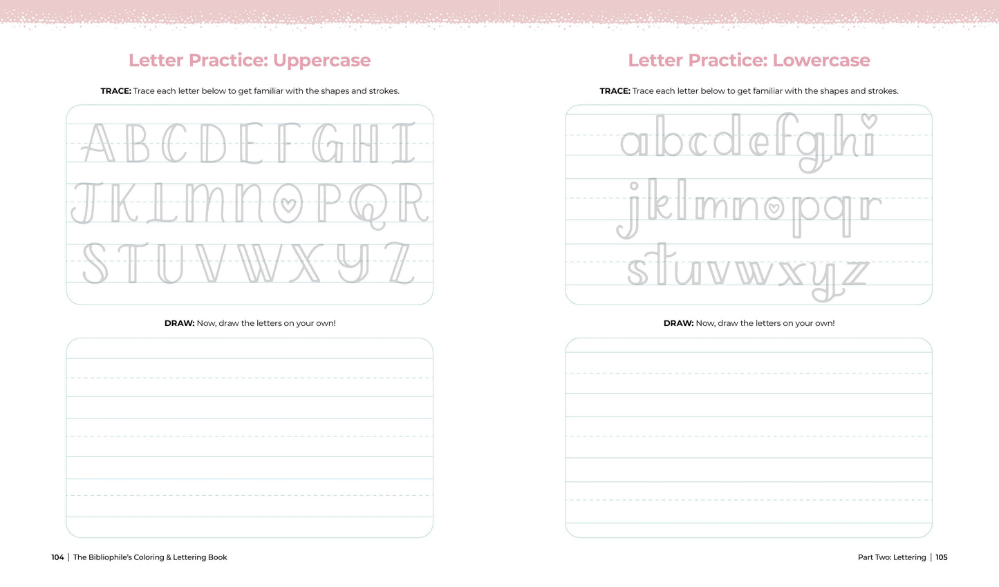 The Bibliophile's Coloring and Lettering Book