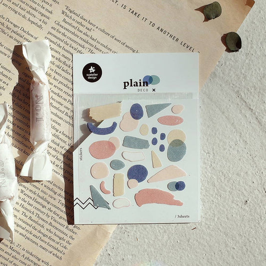 Abstract Shapes - Plain.17 - Sticker Sheet