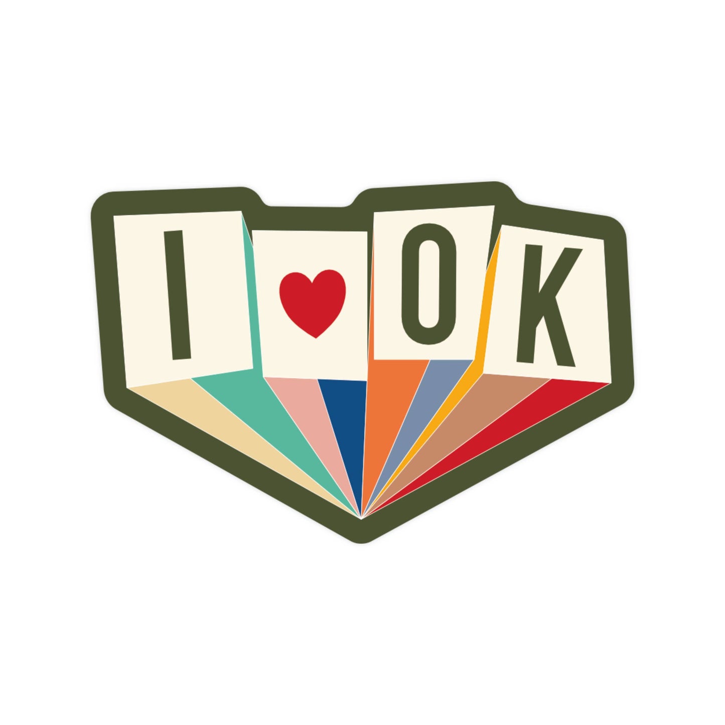 Oklahoma Love OK - Vinyl Sticker