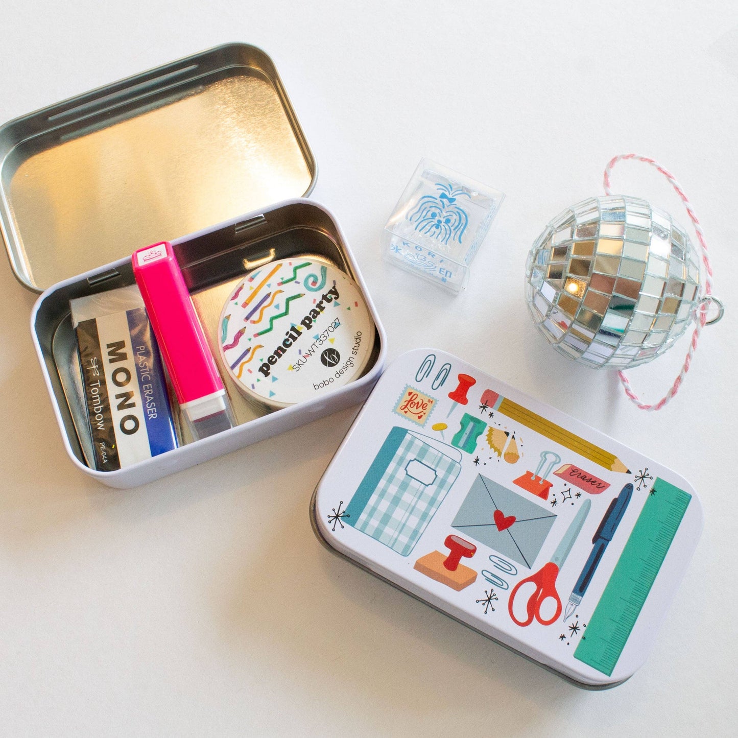 Stationery Lovers - Washi Flake and Trinket Tin