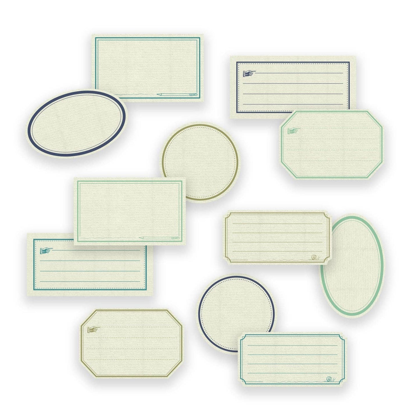 Belle & Union - Ephemeria Paper Label Stickers, Cool