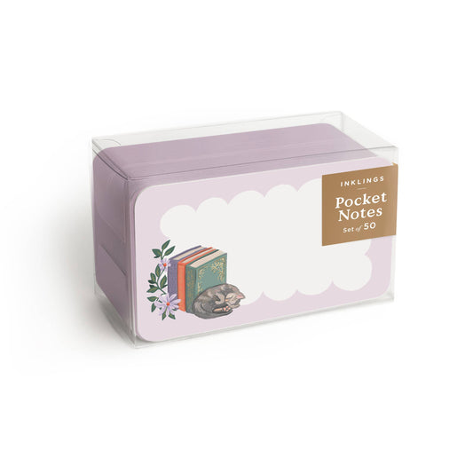 Inklings Paperie - Pocket Notes™ - Library Kitten