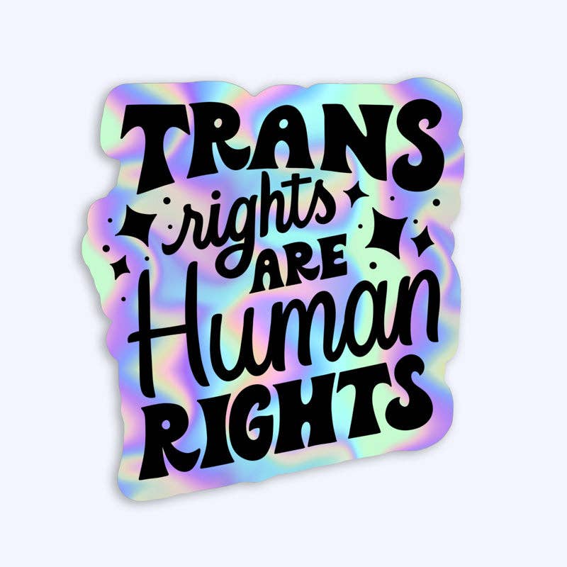 Trans Rights are Human Rights - Vinyl Sticker