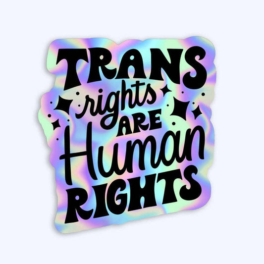 Trans Rights are Human Rights - Vinyl Sticker