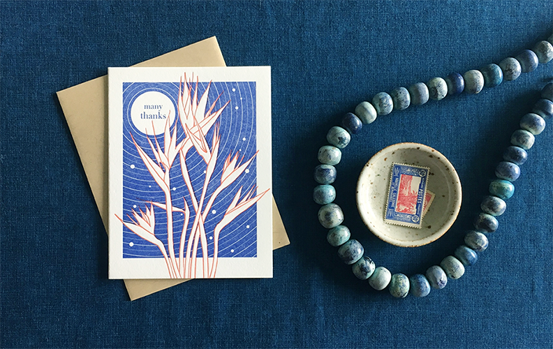 Bird of Paradise Thanks - Thank You Card