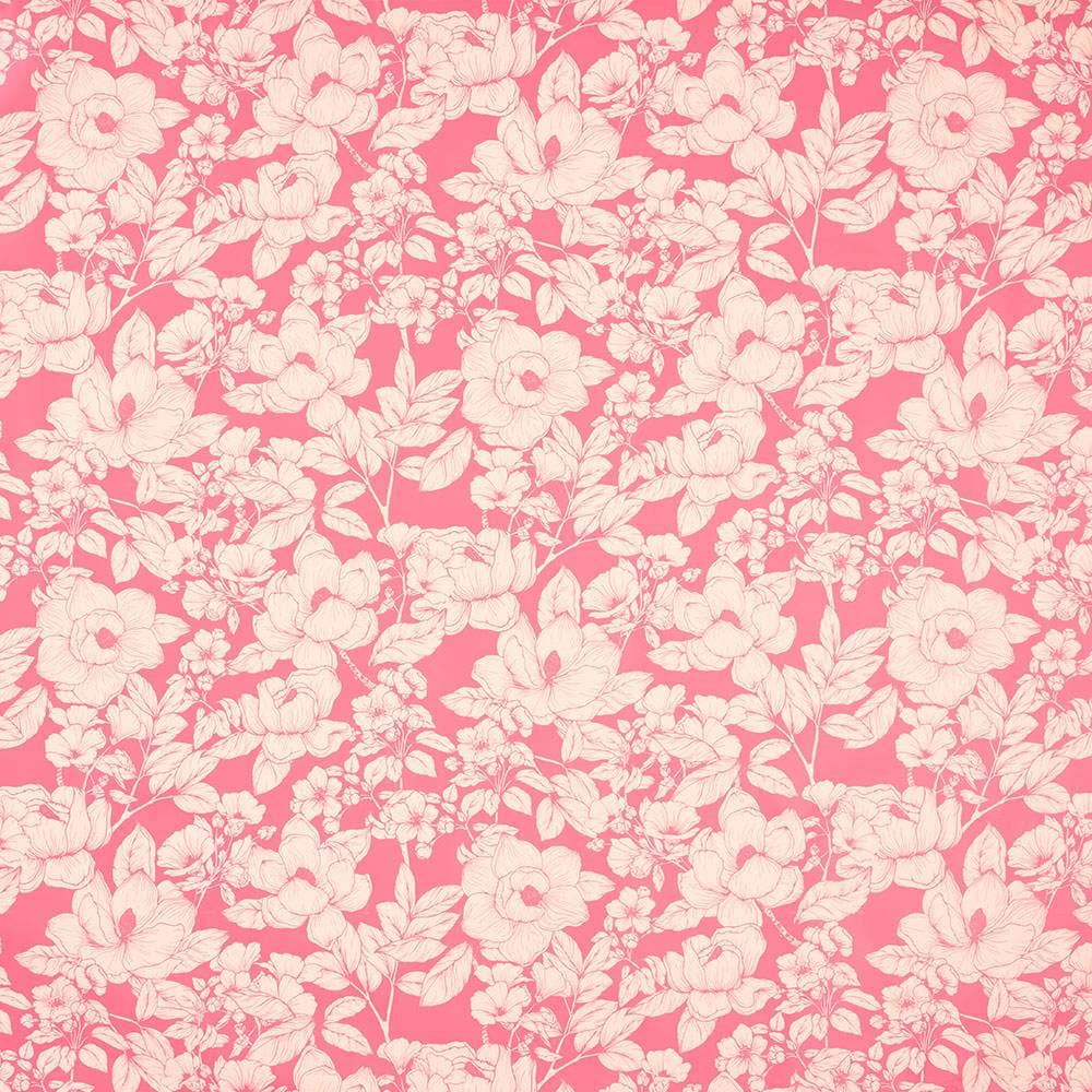 Pink Floral - Stone Wrapping Paper Roll