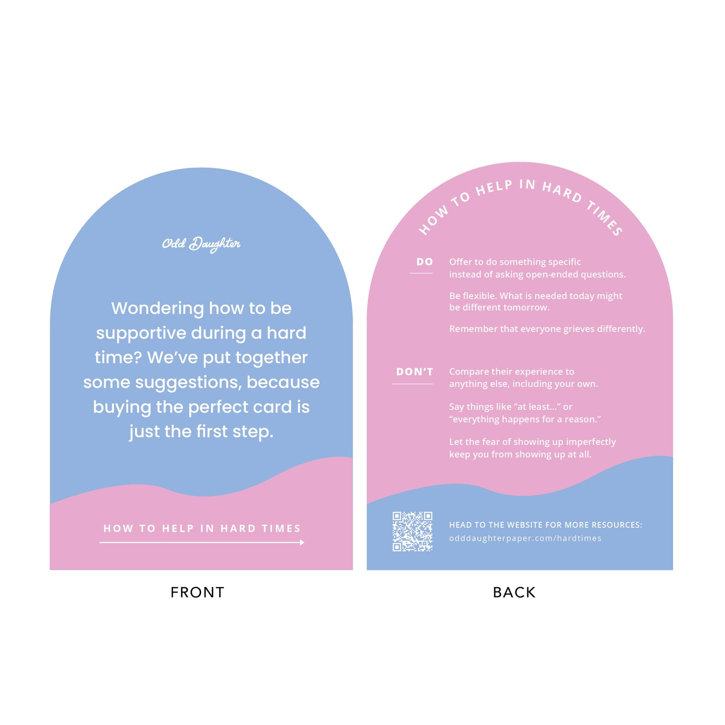 The Worst - Hard Times Sympathy Grief Loss Card