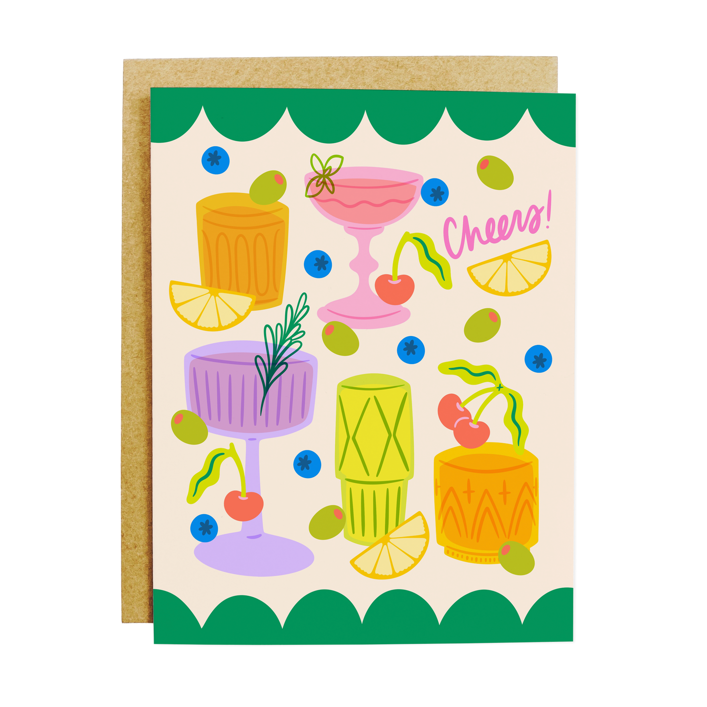 KANDS.CO - Vintage Cocktails Cheers Card
