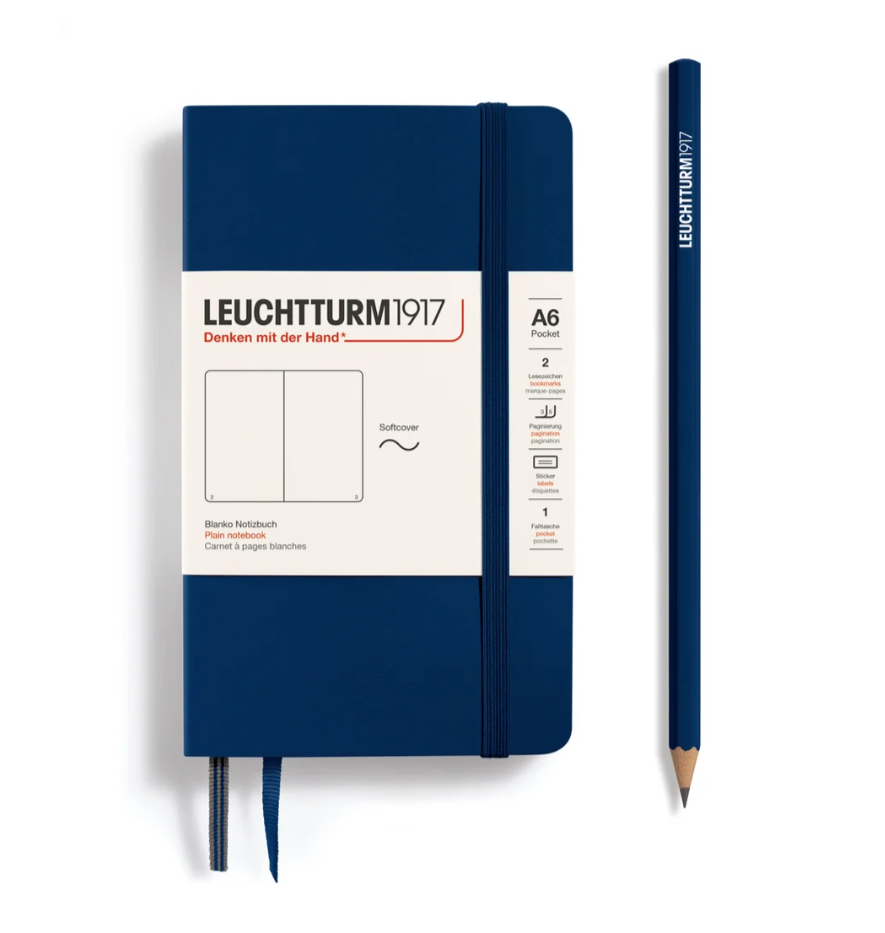 leuchtturm - NAVY SOFTCOVER - A6 Pocket Size