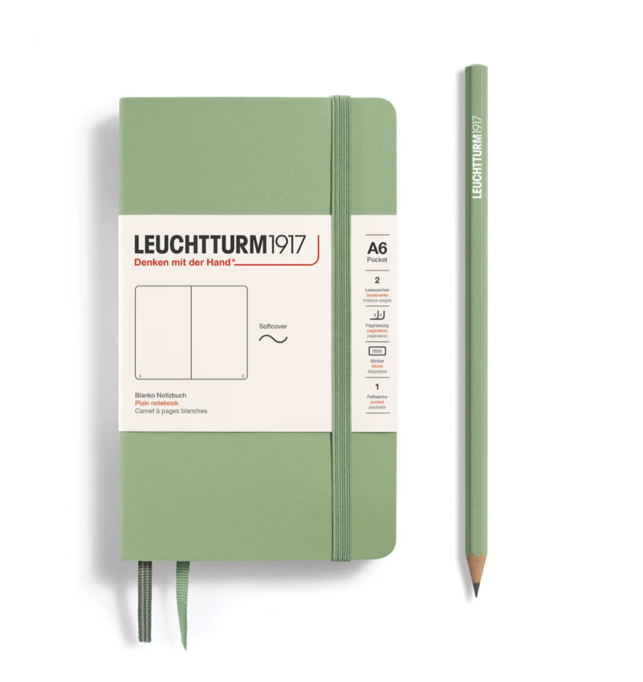 leuchtturm - SAGE SOFTCOVER - A6 Pocket Size
