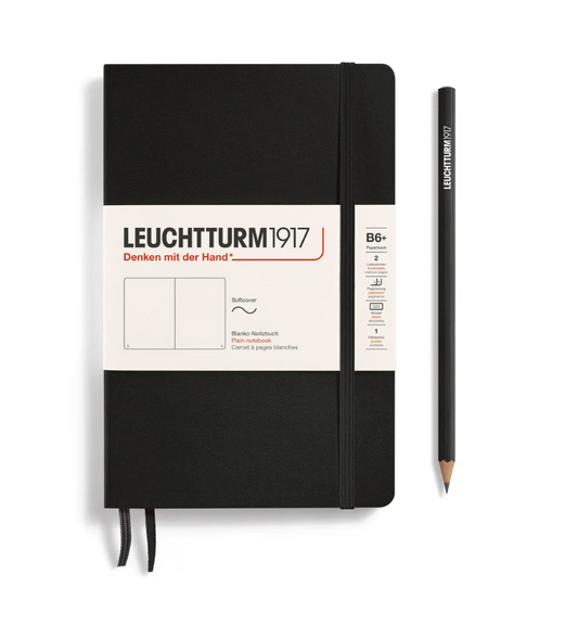 leuchtturm - BLACK SOFTCOVER - B6+