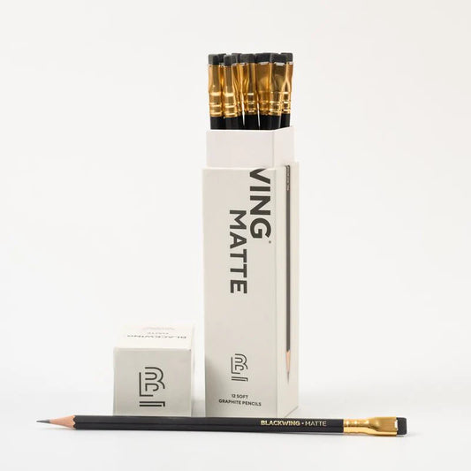 Blackwing Matte Black Pencil - set of 12