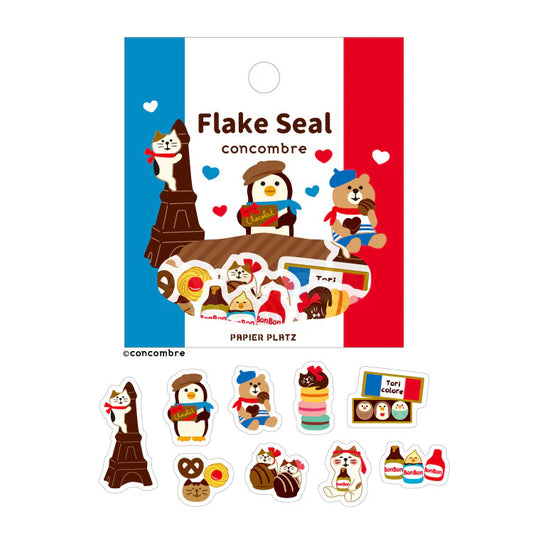 Bonjour Chocolat - Flake Sticker Pack