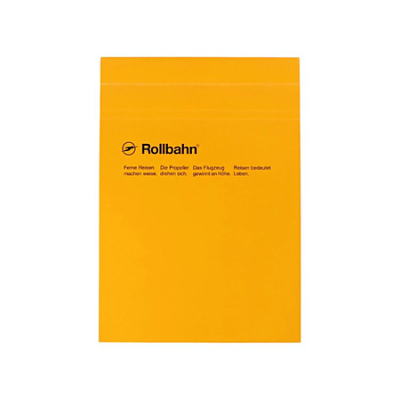 Rollbahn A5 Notepad - Ruled Yellow