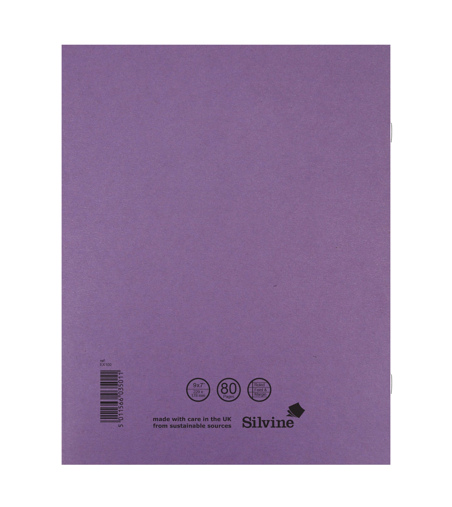 Exercise Book - Purple - Lined
