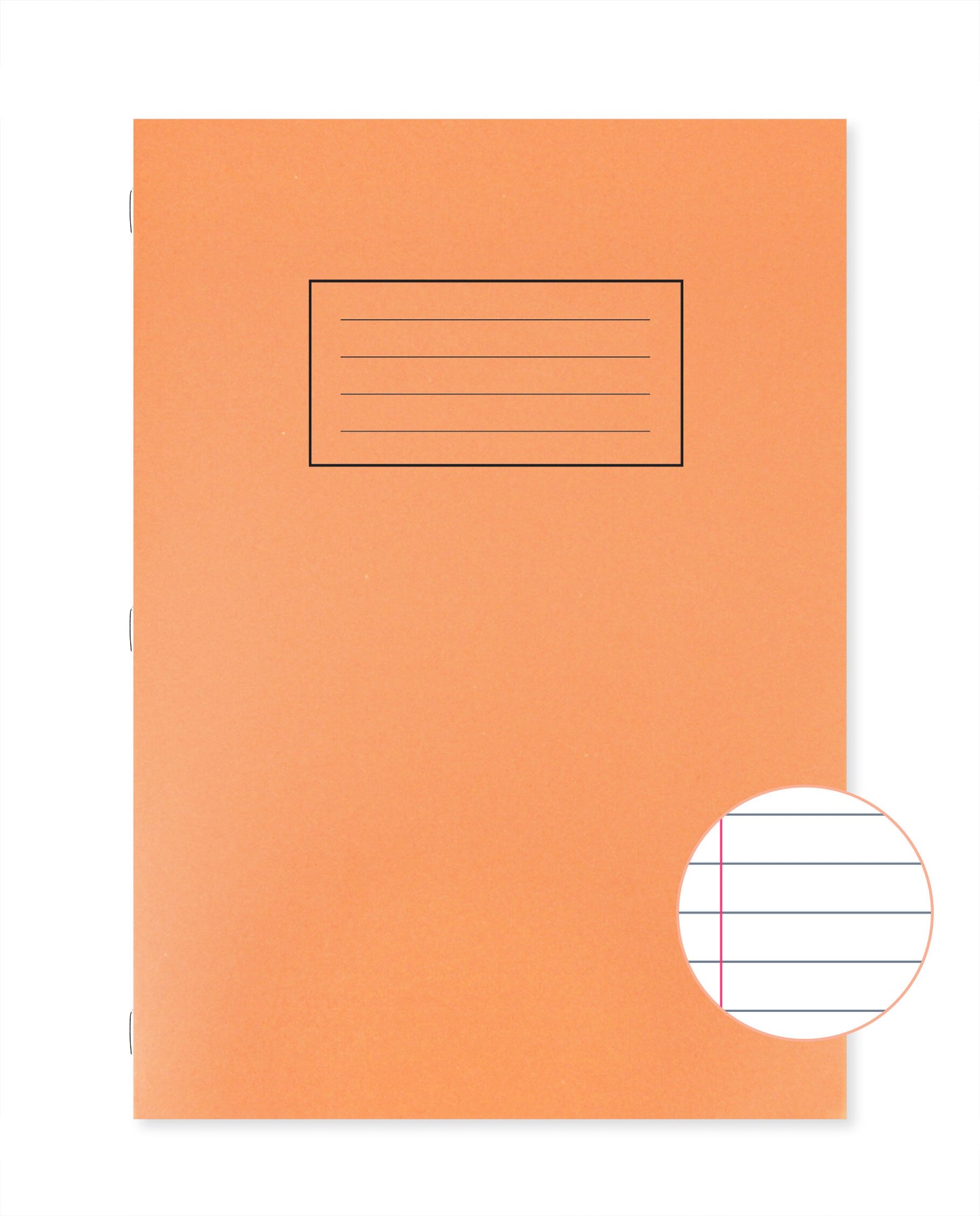 Exercise Book - Orange - Lined