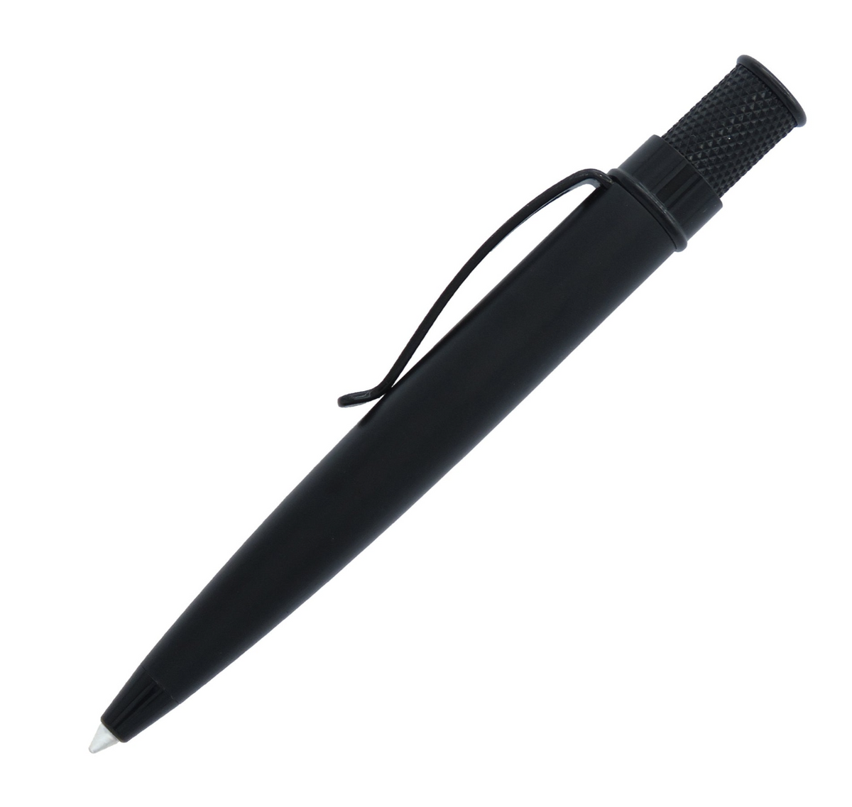 ELITE Stealth Black Tornado Ballpoint Pen - Retro 1951