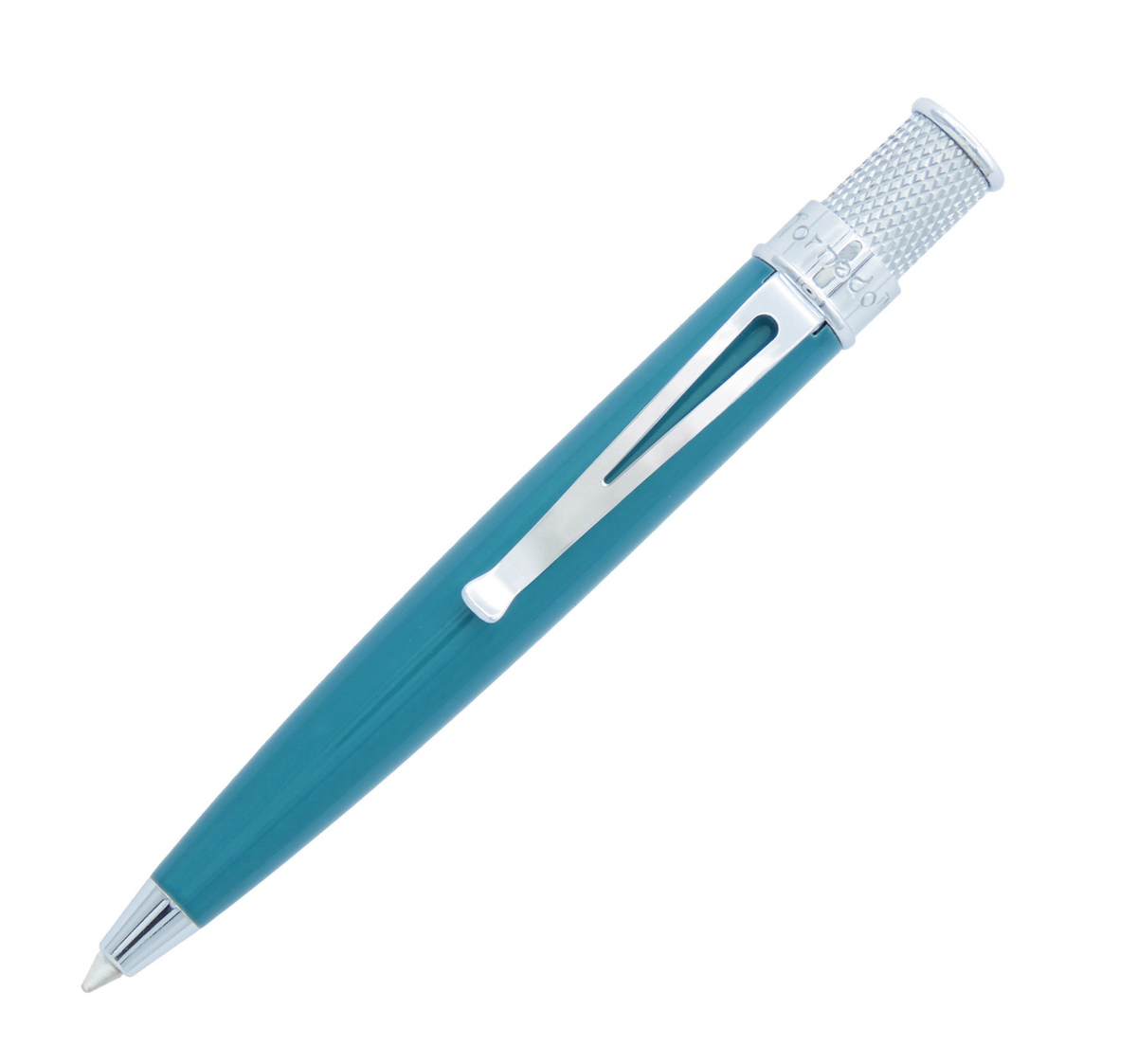 ELITE Turquoise Tornado Ballpoint Pen - Retro 1951