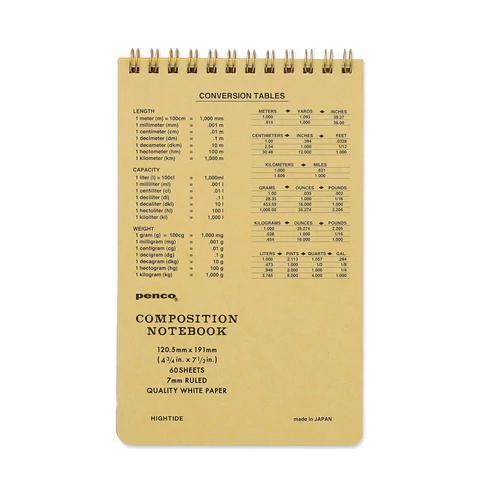 Spiral "Coil" Flip Notebook - Medium - Blue