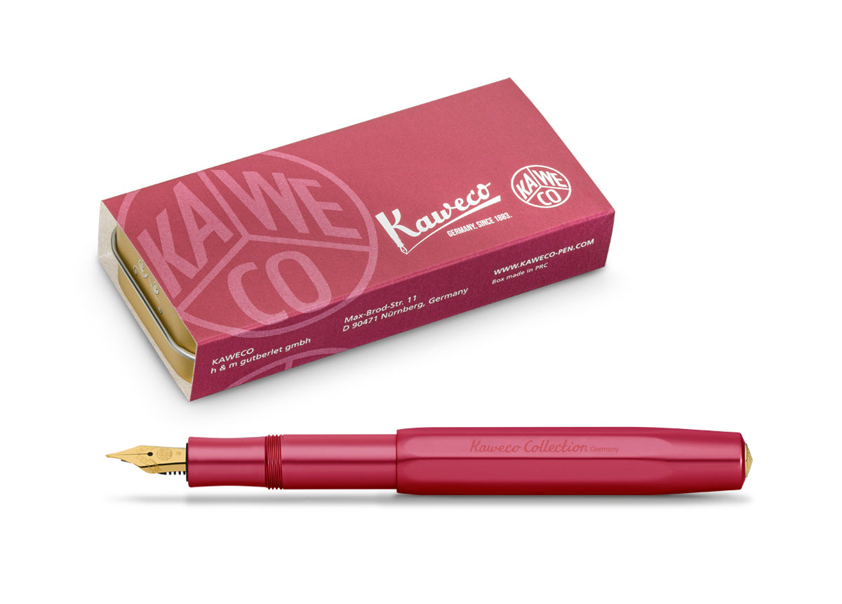 Ruby Red Aluminum (AL) Sport - Kaweco Fountain Pen