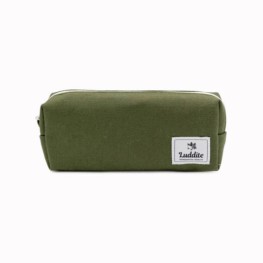 Luddite Box Pen Case - Green Khaki