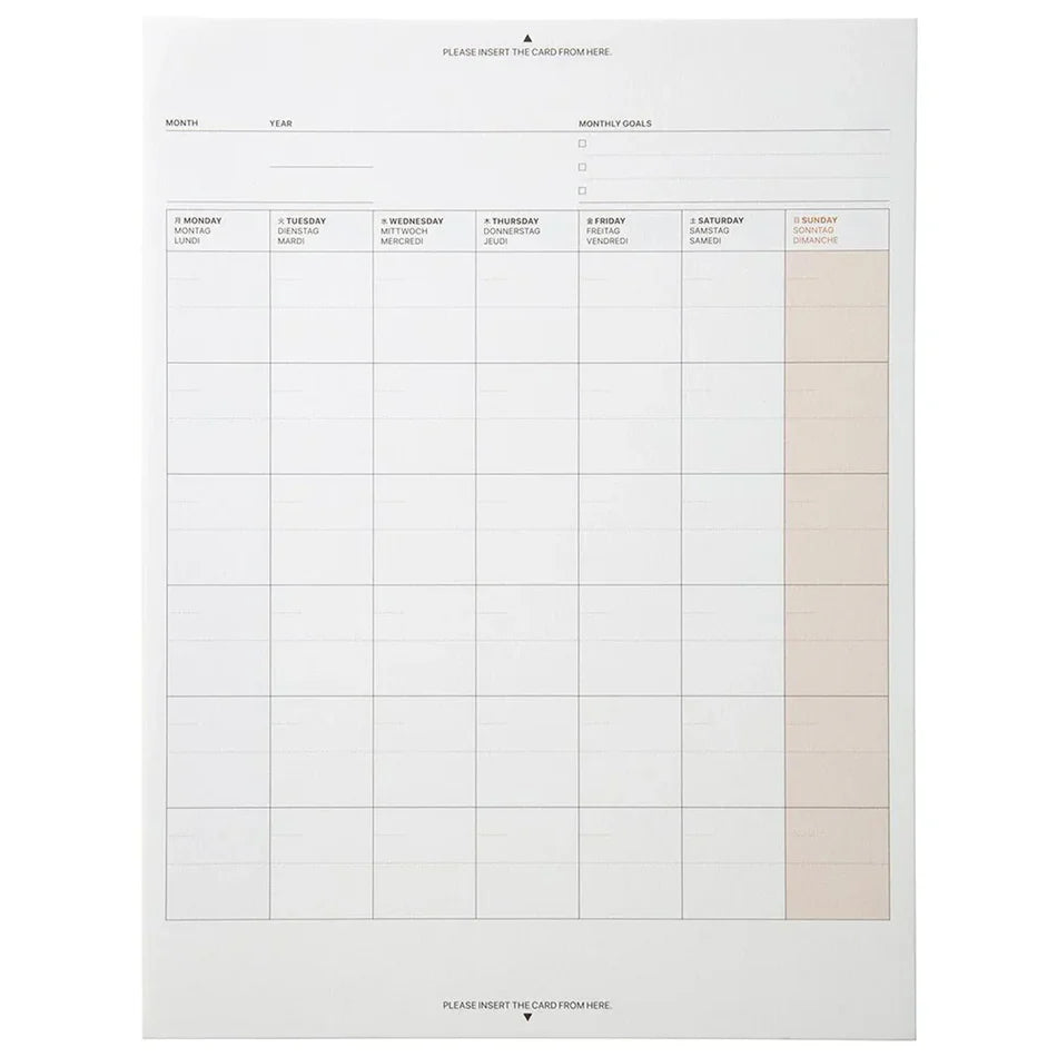 Block Month A5 - Field Pad Refill