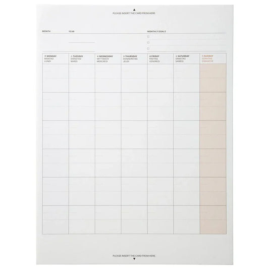 Block Month A5 - Field Pad Refill