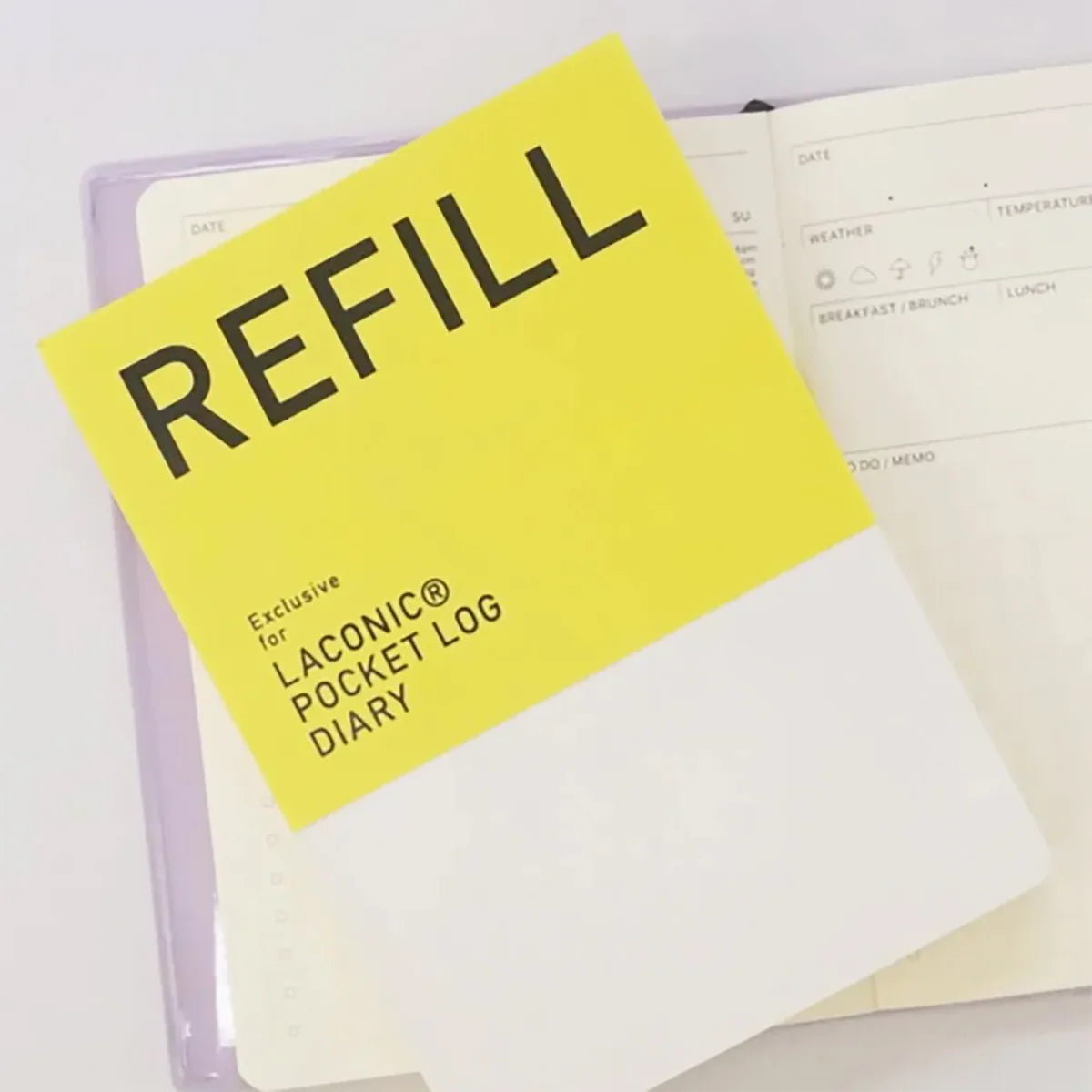 Refill - B7 Pocket Log Undated Planner