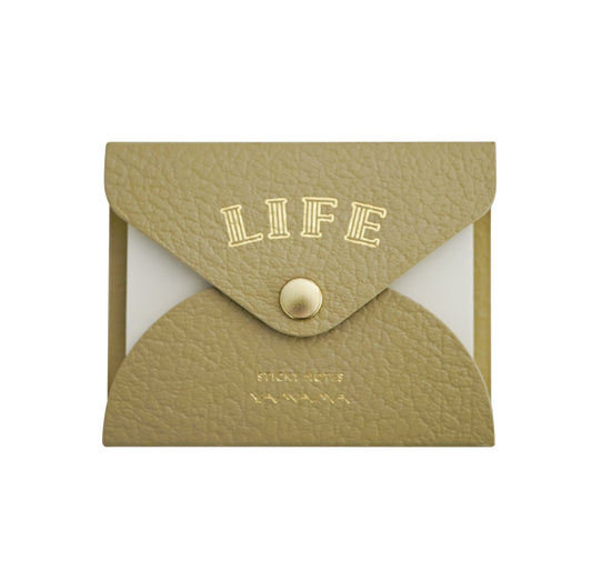 LIFE Sticky Note Pad With Cover - Blank