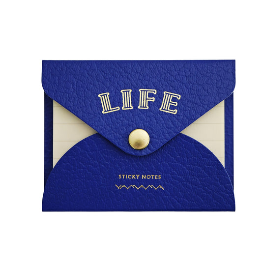 LIFE Sticky Note Pad With Cover - Lined