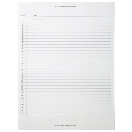 Gantt Chart Month A5 - Field Pad Refill