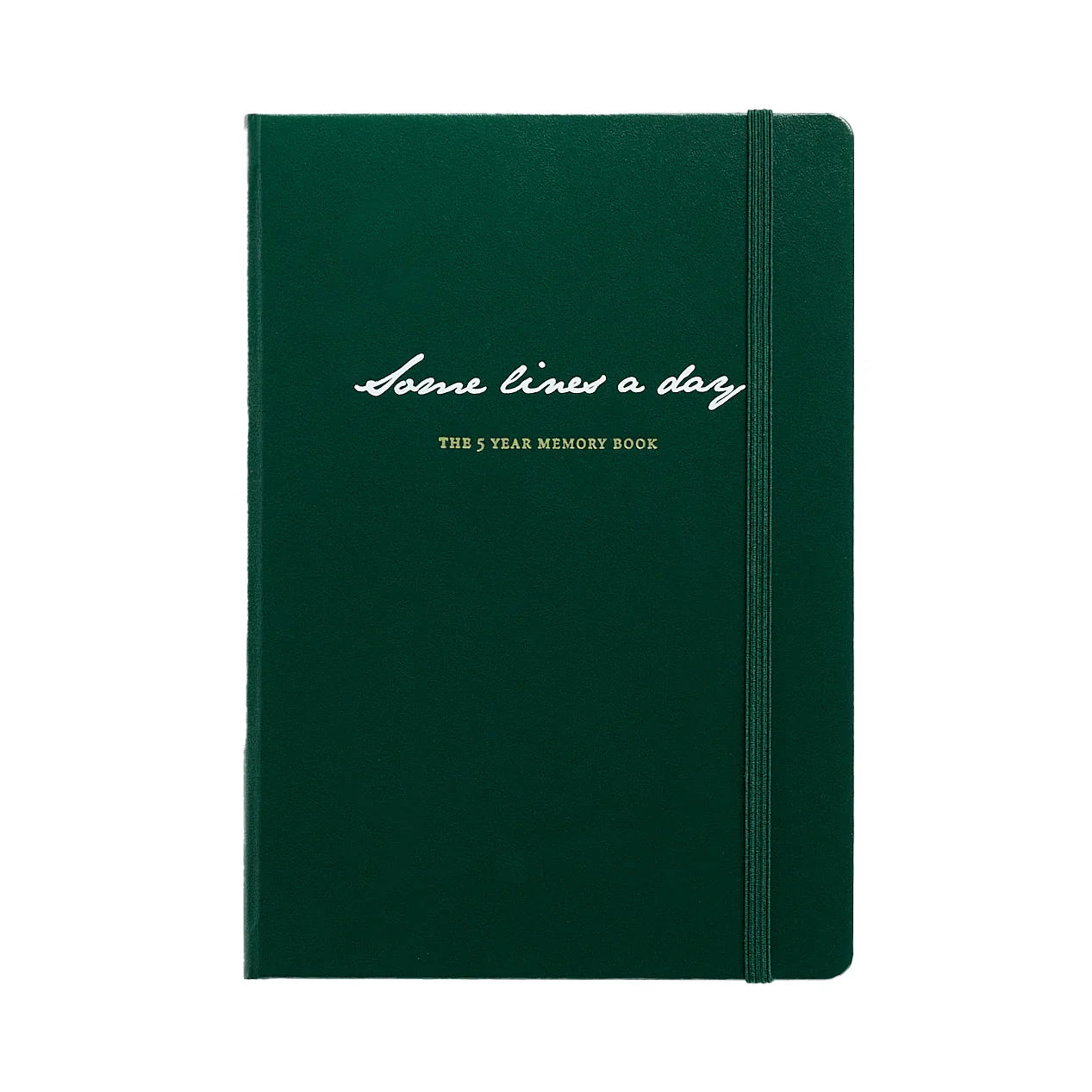 Some Lines A Day - Five Year Memory Book - Forest Green