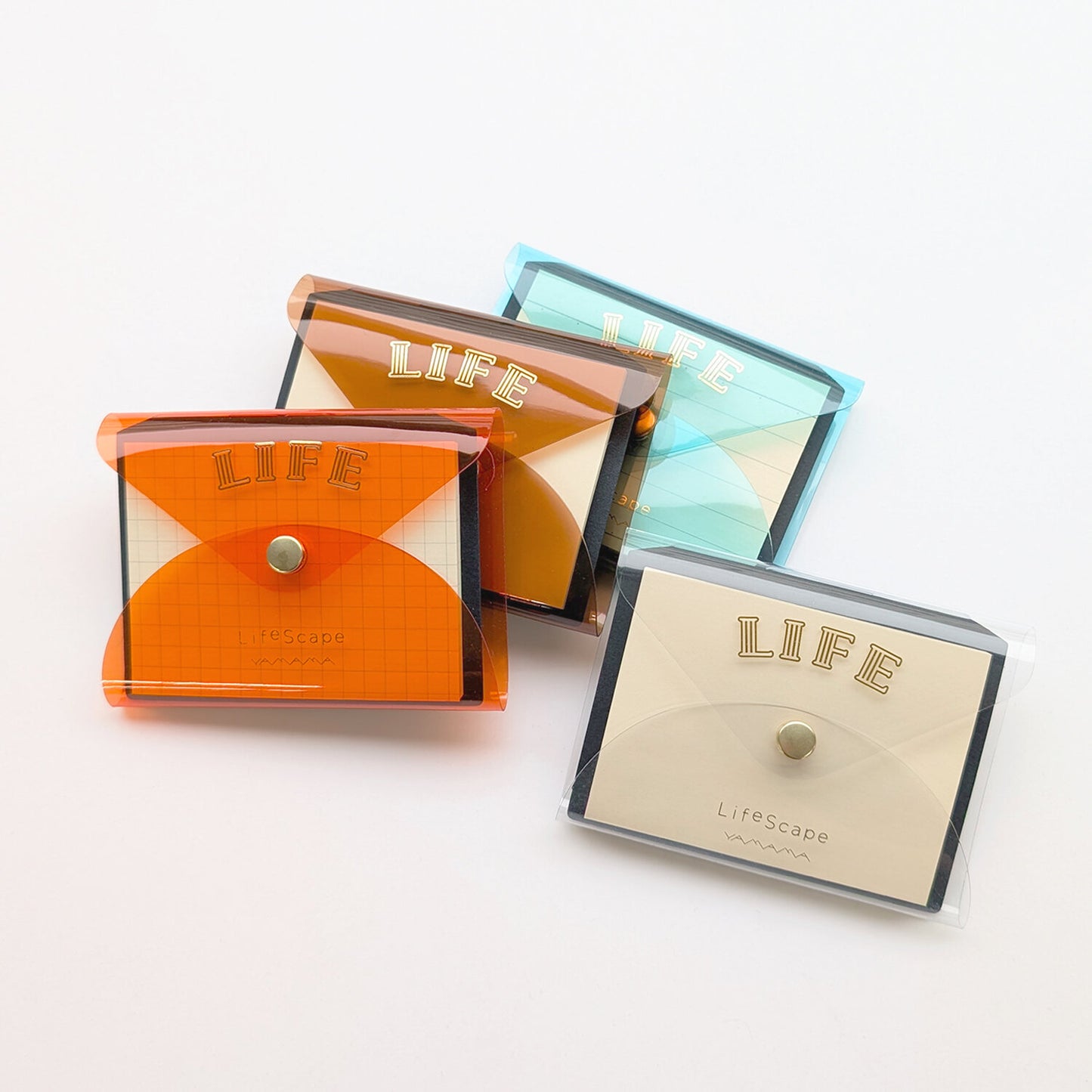 LifeScape Boxed Sticky Note Set - BROWN