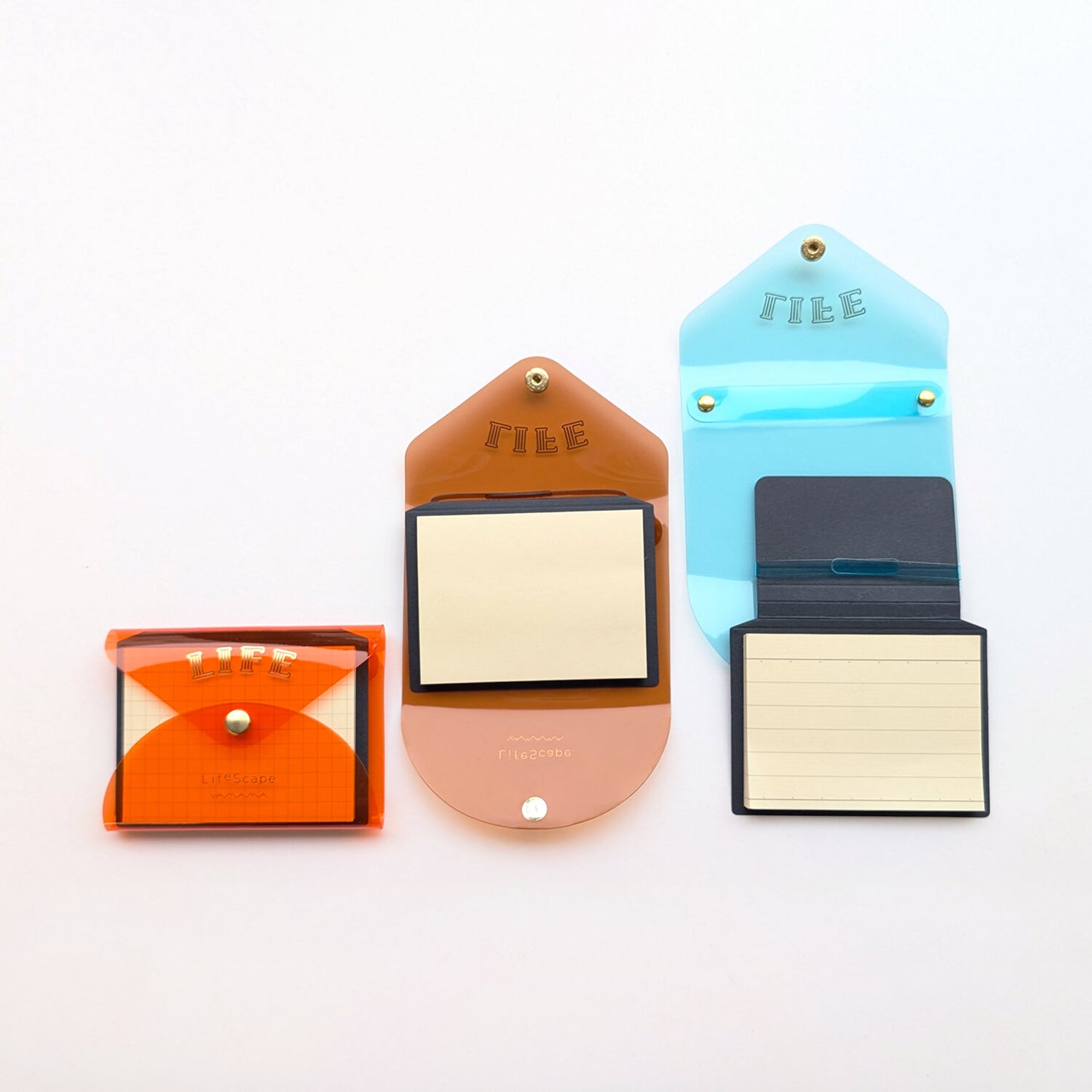 LifeScape Boxed Sticky Note Set - BROWN