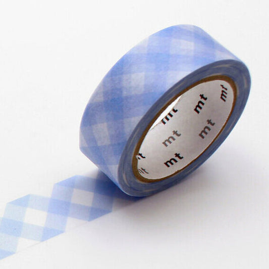 Checkered Pastel Ultramarine Washi Tape