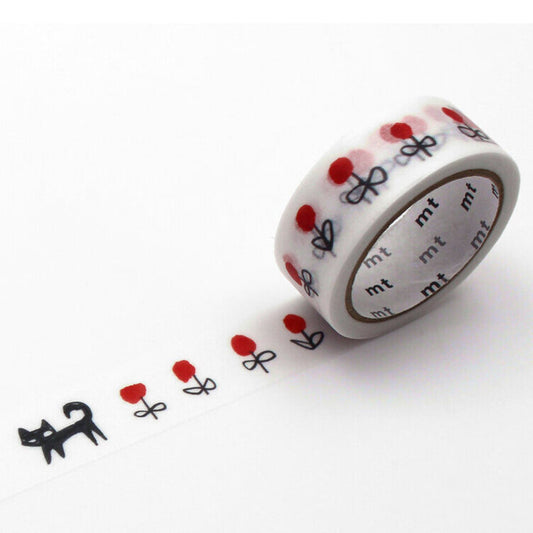 Makoto Black Cat Washi Tape