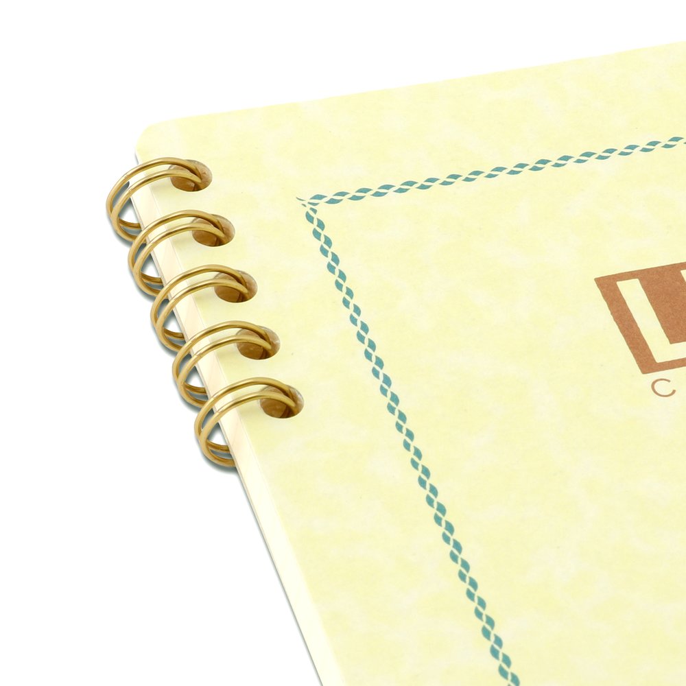 Cinnamon Ringed Notebook - A6 Grid