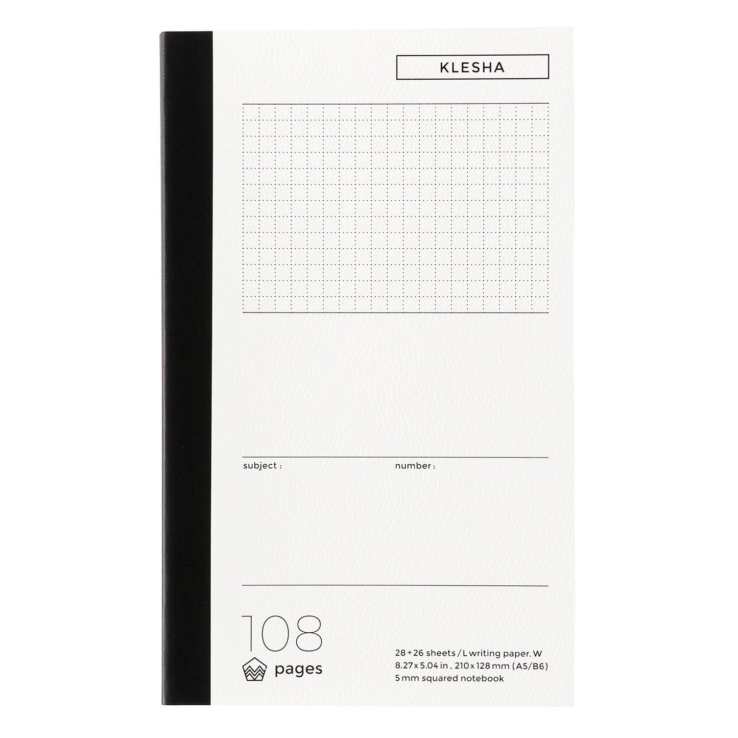 KLESHA Grid Notebook - A5/B6