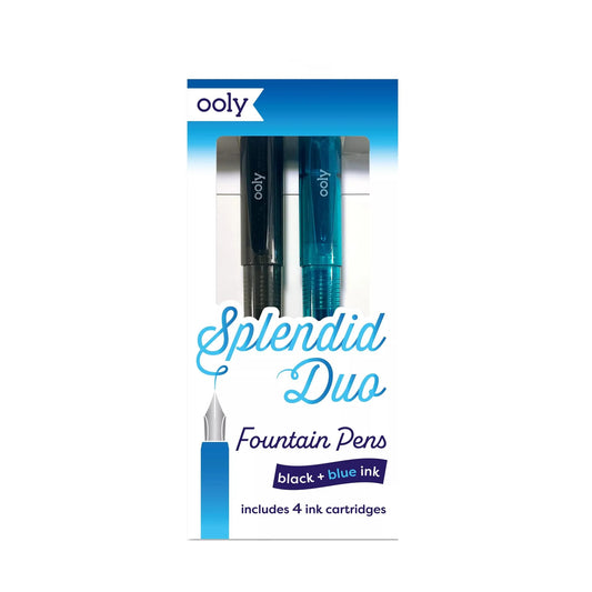 Splendid Duo Fountain Pens - Set of 2 & Ink