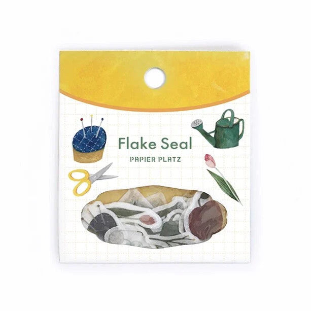 Flowers and Needlework - Flake Sticker Pack